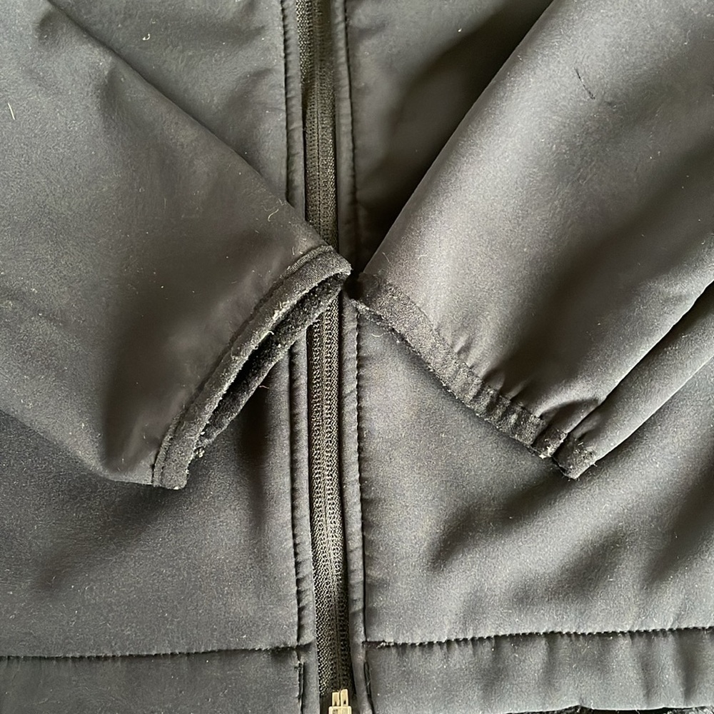 Soft Shell Fleece Lined Men’s Full Zip Jacket L Black Diablo Tools Logo Workwear - Picture 13 of 13